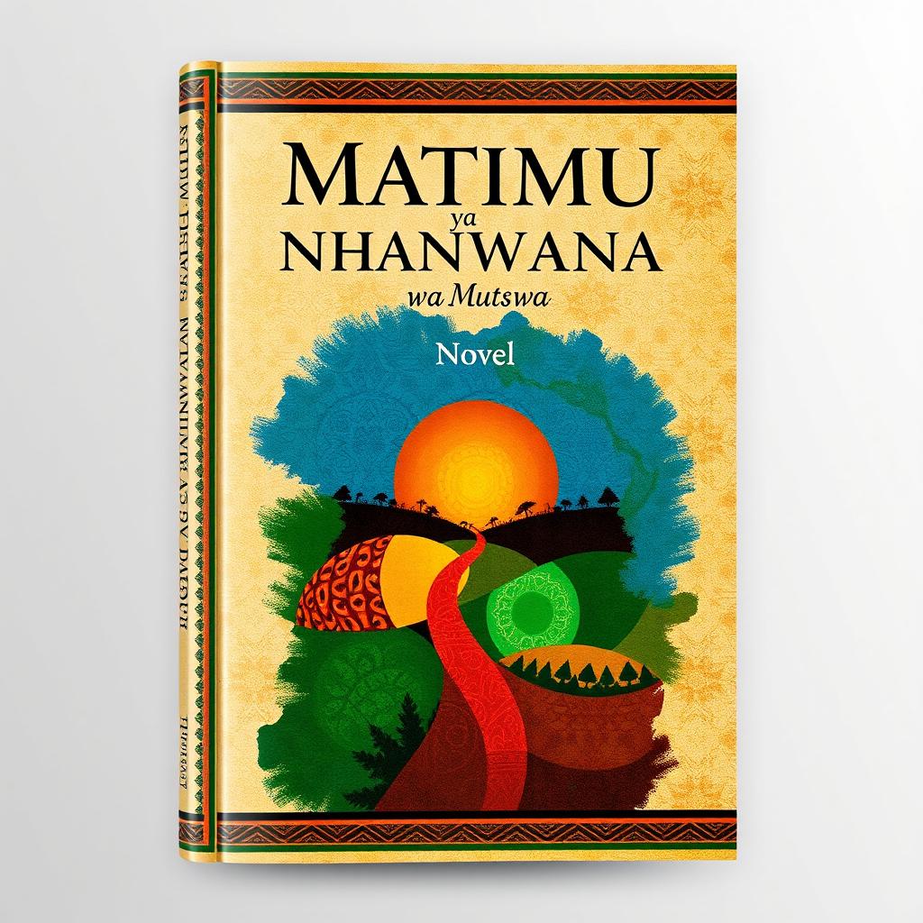 Book cover design for a novel titled 'Matimu ya Nhanwana wa Mutswa'