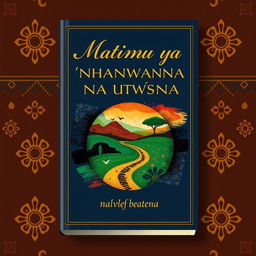 Book cover design for a novel titled 'Matimu ya Nhanwana wa Mutswa'