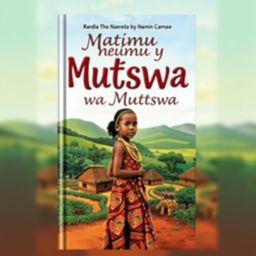 Book cover titled "Matimu ya Nhanwana wa Mutswa" featuring an African theme, with rich colors reminiscent of traditional African art