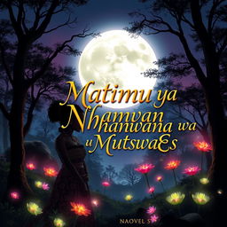 A captivating book cover for a novel titled "Matimu ya Nhanwana wa MutswaEs"