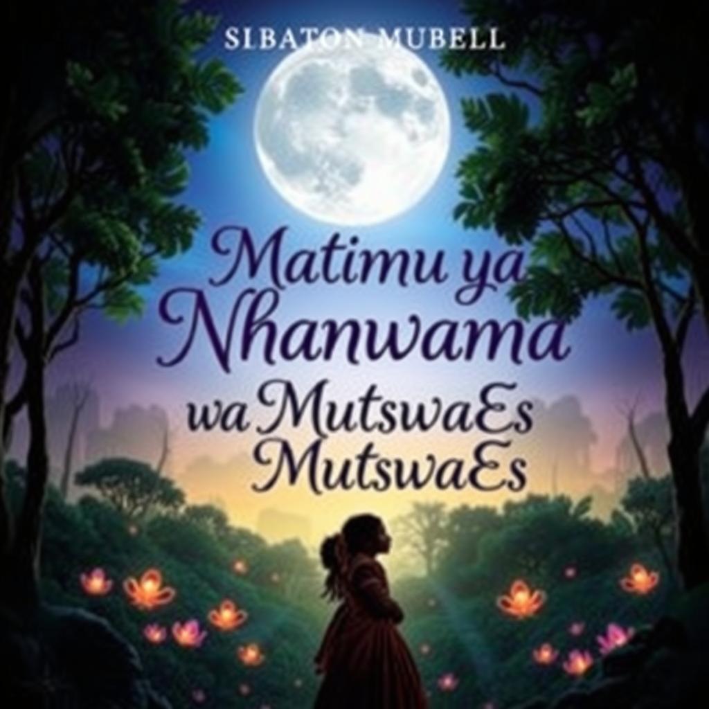 A captivating book cover for a novel titled "Matimu ya Nhanwana wa MutswaEs"