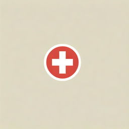 Create a logo featuring the Red Cross symbol integrated with the text '450 years anniversary'. Preserve the classic simplicity and authority of the Red Cross, while conveying a sense of longevity and celebration.