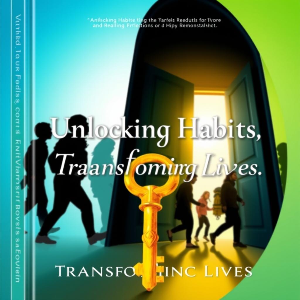 A high-resolution book cover titled "Unlocking Habits, Transforming Lives"