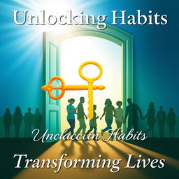 A high-resolution book cover titled "Unlocking Habits, Transforming Lives"