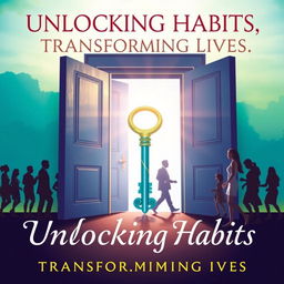 A high-resolution book cover titled "Unlocking Habits, Transforming Lives"