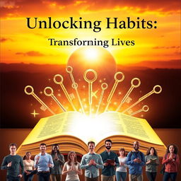 A high-resolution book cover depicting the theme of unlocking habits and transforming lives