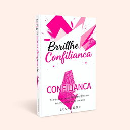 An inspiring ebook cover design titled "Brilhe com Confiança: Estratégias para Transformar Sua Autoestima