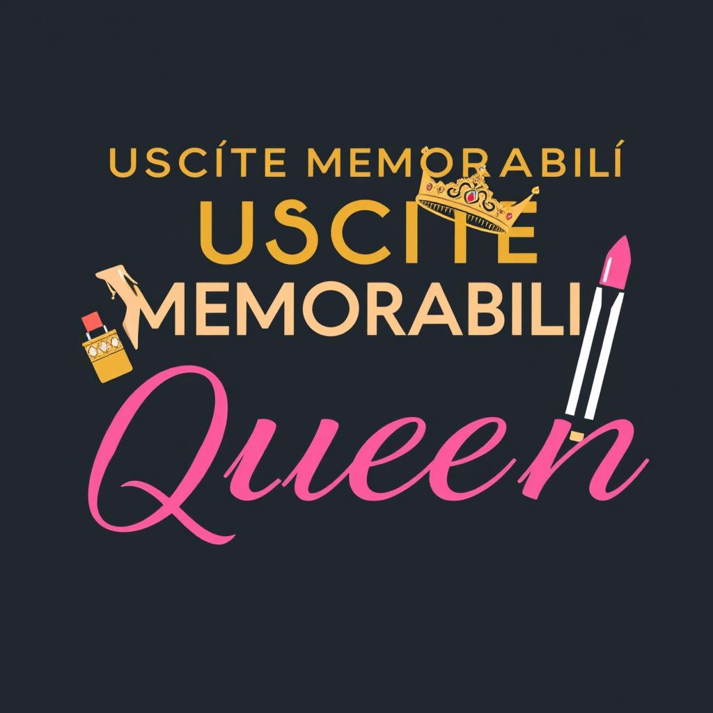 A stylish and contemporary profile picture for a group named "USCITE MEMORABILI💅🏻 Slay Queen"