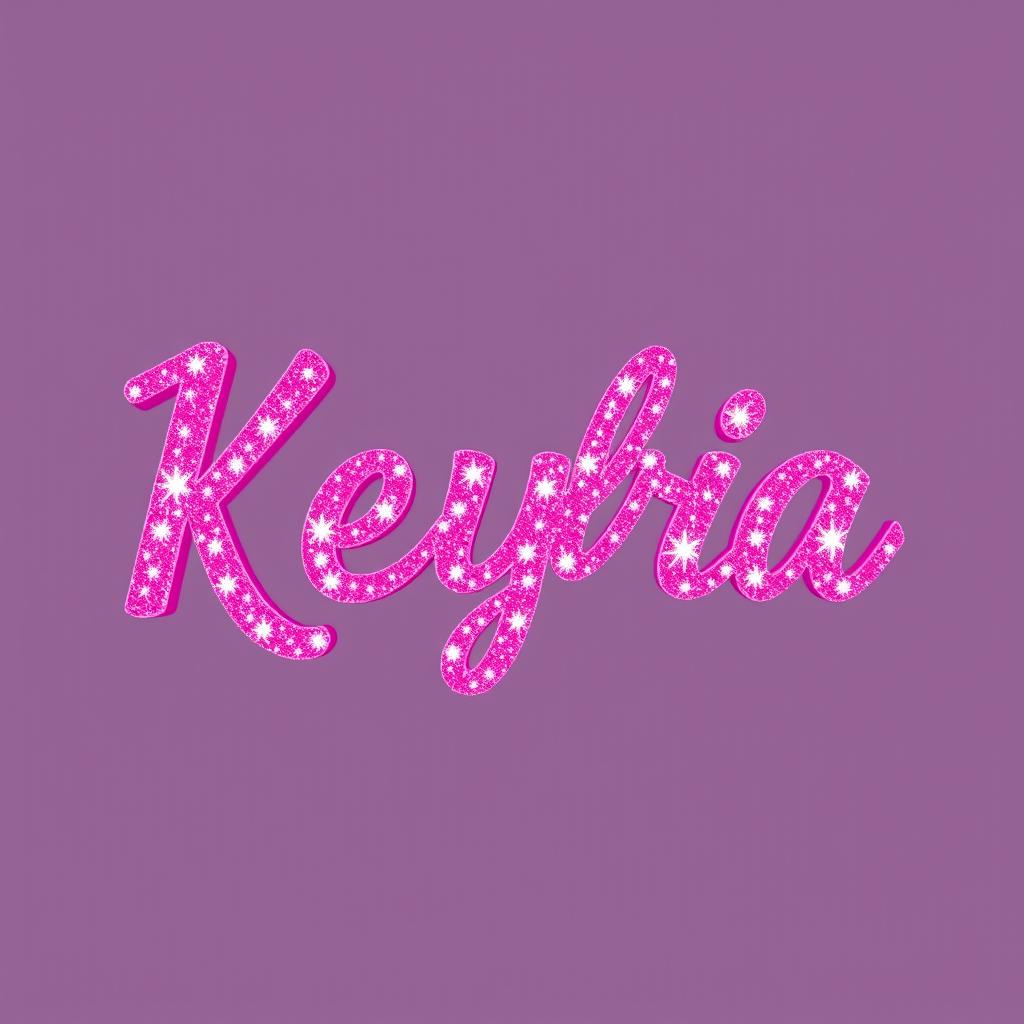 The name 'Keyra' written in a stylish Barbie font