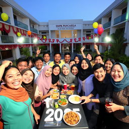 A vibrant and joyous reunion at SMPK Pancasila in the year 2025