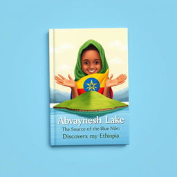 A captivating children's storybook cover set against a blue background