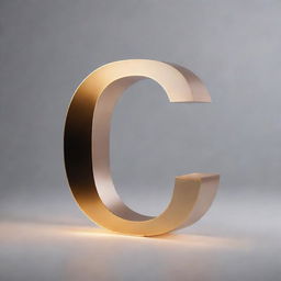 A highly sophisticated piece of technology, shaped like the letter 'B', named 'Bform'. The design is sleek and modern with metallic surfaces that glow with an ethereal light.