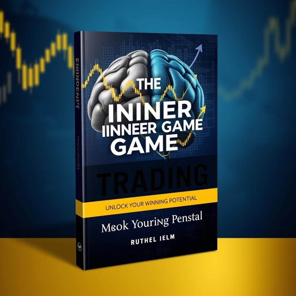 An intriguing ebook cover design for the title 'The Inner Game of Trading: Unlock Your Winning Potential'