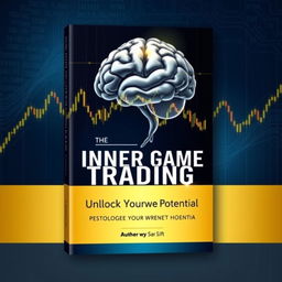 An intriguing ebook cover design for the title 'The Inner Game of Trading: Unlock Your Winning Potential'