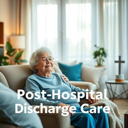 A professional and visually comforting scene for an eBook cover about post-hospital discharge care