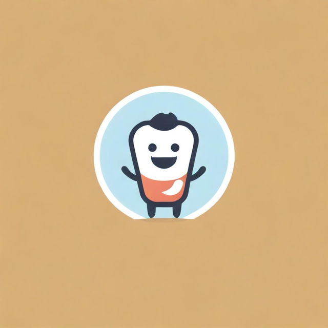 A business logo for 'Happy Tummy' featuring a joyous, cartoonish stomach character, embellished with a warm color palette and a friendly, modern font for the text elements.