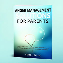 A modern and eye-catching book cover design for a non-fiction self-help book titled 'Anger Management Solutions for Parents'