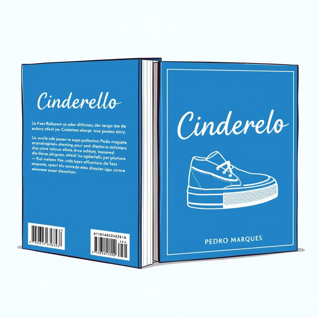 An illustration of a book cover titled 'Cinderelo' authored by Pedro Marques