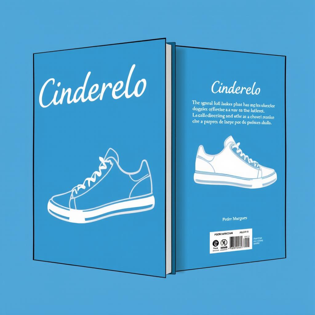 An illustration of a book cover titled 'Cinderelo' authored by Pedro Marques