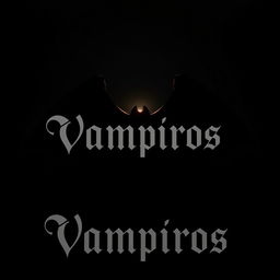 Una portada intrigante para un libro de vampiros, mostrando únicamente la silueta de unos colmillos afilados