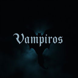 Una portada intrigante para un libro de vampiros, mostrando únicamente la silueta de unos colmillos afilados