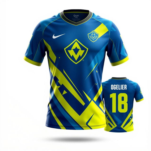 A professional handball jersey designed for an elite men's team