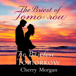 A book cover design for a contemporary romance novel titled 'The Briefest of Tomorrow' by Cherry Morgan