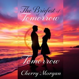 A book cover design for a contemporary romance novel titled 'The Briefest of Tomorrow' by Cherry Morgan