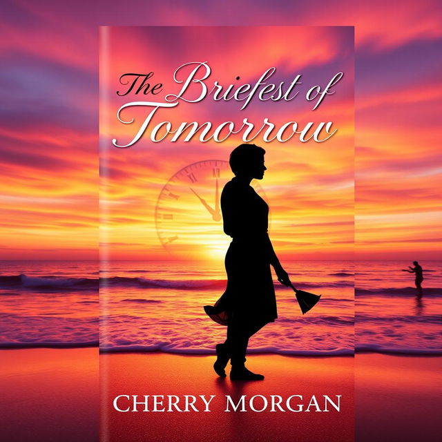 A book cover design for a contemporary romance novel titled 'The Briefest of Tomorrow' by Cherry Morgan