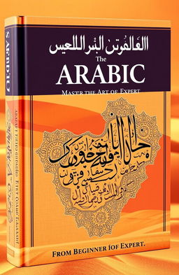 A language learning book cover focusing on Arabic