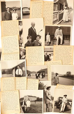 An evocative collage of memoirs and photographs from older residents of the Fingal area, showcasing cherished memories and stories through a harmonious blend of black and white and color images