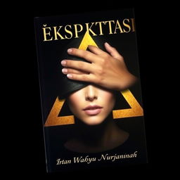 A dramatic book cover for 'EKSPEKTASI', written by Intan Wahyu Nurjannah