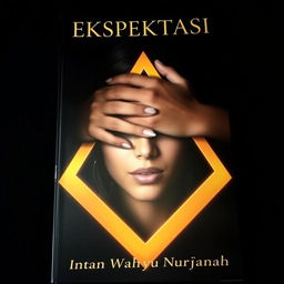 A dramatic book cover for 'EKSPEKTASI', written by Intan Wahyu Nurjannah