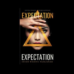 A visually striking book cover for 'EXPECTATION', authored by Intan Wahyu Nurjannah