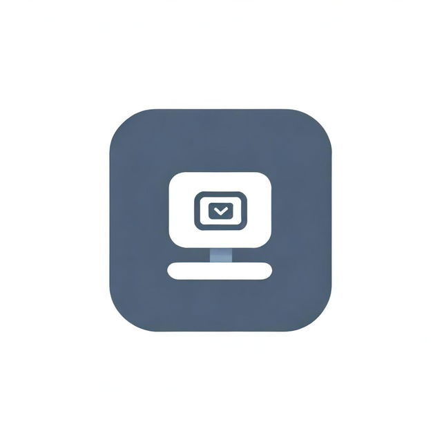 Design an icon symbolizing 'computer language'. The icon should include a monitor or a keyboard with programming code snippets and possibly other recognisable symbols of programming languages.