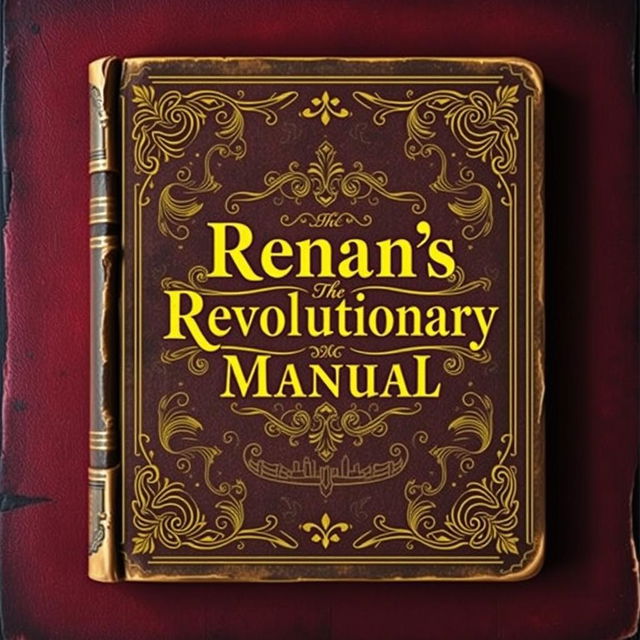 An old book cover design for 'Renan's The Revolutionary Manual'