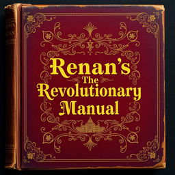 An old book cover design for 'Renan's The Revolutionary Manual'