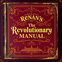 An old book cover design for 'Renan's The Revolutionary Manual'