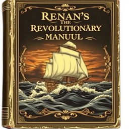 An old book cover design for 'Renan's The Revolutionary Manual'