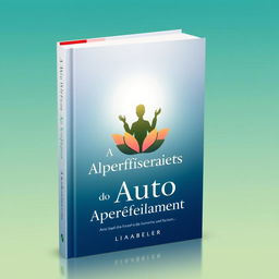 A captivating book cover for a book titled 'A Arte do Auto Aperfeiçoamento'