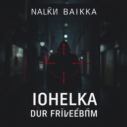 A dark and gripping book cover for a novel titled 'Сделка под прицелом'