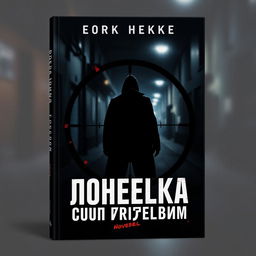 A dark and gripping book cover for a novel titled 'Сделка под прицелом'