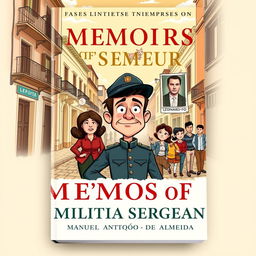 Book cover design for "Memoirs of a Militia Sergeant" by Manuel Antônio de Almeida