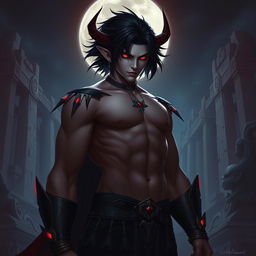 Alistar Bloodthirst, a 132-year-old vampire male from Ixalan, standing at 165 cm and weighing 72 kg