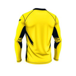 A long-sleeve sports t-shirt design featuring a contemporary and vibrant aesthetic