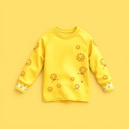 A cute and playful long-sleeve sports t-shirt design with a whimsical and cheerful theme