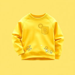 A cute and playful long-sleeve sports t-shirt design with a whimsical and cheerful theme