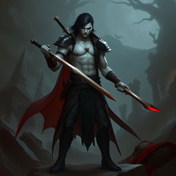 Alistar Bloodthirst, a 132-year-old vampire male from Ixalan, standing at 165 cm and weighing 72 kg