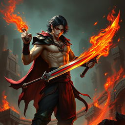 Alistar Bloodthirst, a 132-year-old vampire and bloodhunter from Ixalan, standing at 165 cm and weighing 72 kg