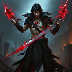 Alistar Bloodthirst, a 132-year-old vampire male from Ixalan, standing at 165 cm and weighing 72 kg